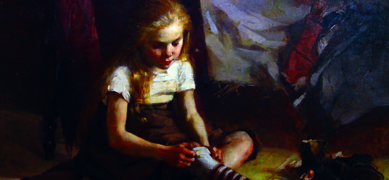 Elin Danielson-Gambogi, Köyhä tyttö (1885)
